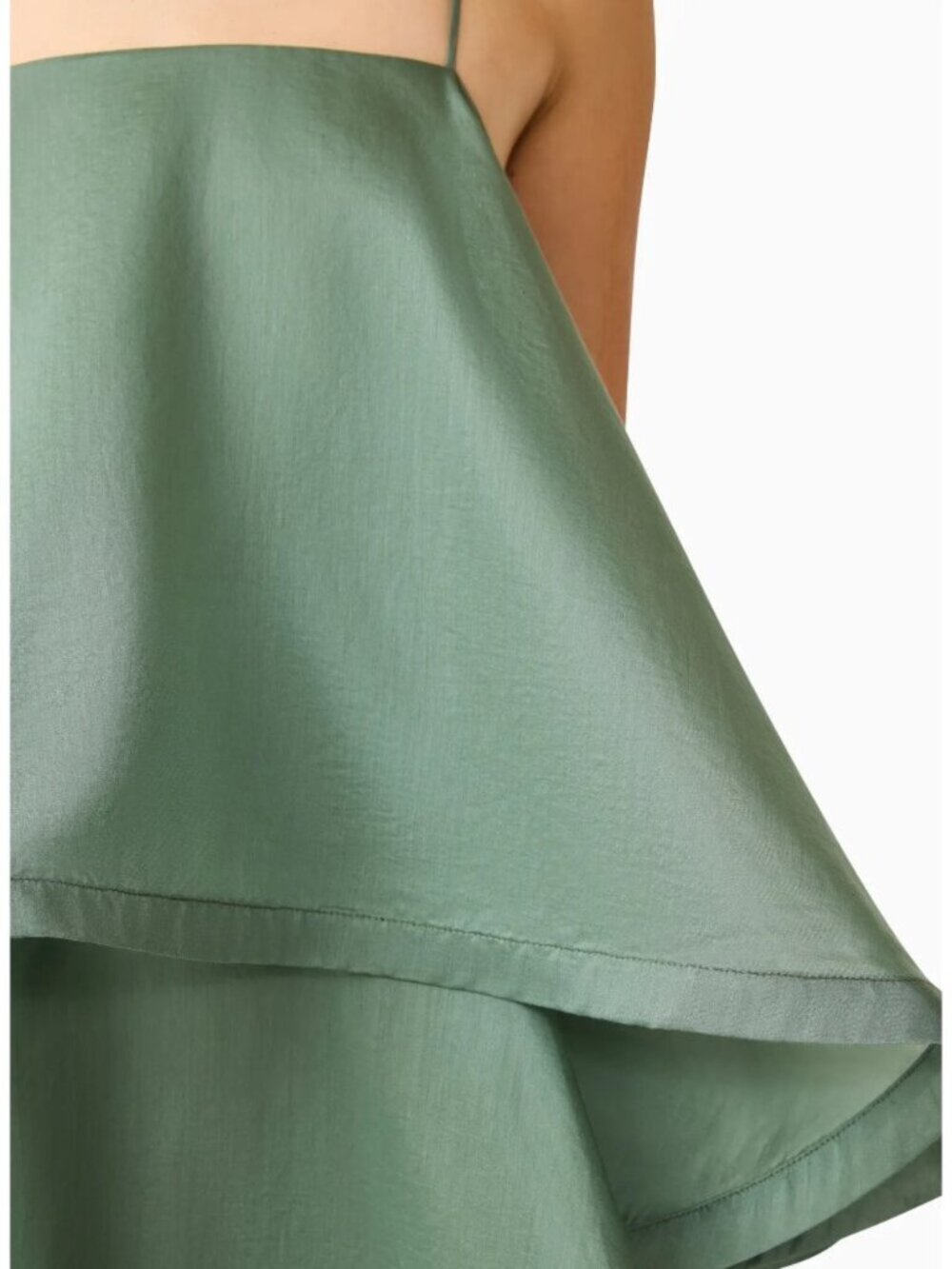 New Elliatt x Revolve Noemi Tilly tiered voile square neck flowy gown maxi dress - Picture 5 of 12